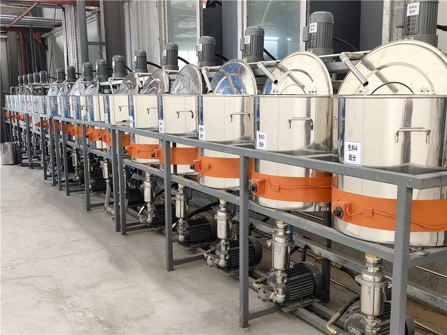 small raw material tanks