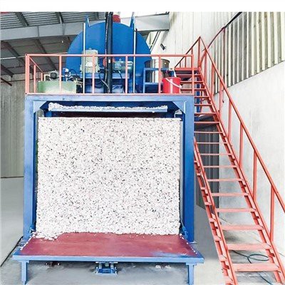 Rebonded putu mašīna